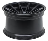 19x10.5 ferrada cm2 matte black w/ gloss black lip 5x120 42mm
