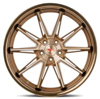 22x11 ferrada cm2 brushed cobre w/ polish bronze lip 5x115 20mm