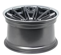 19x10.5 ferrada cm2 matte graphite w/ chrome lip 5x120 25mm