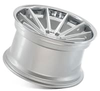 19x9.5 ferrada fr4 machine silver w/ chrome lip 5x4.5/114.3 40mm