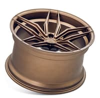 (clearance - no returns) 20x10.5 ferrada forge-8 fr5 matte bronze (rotary forged) 5x120 40mm