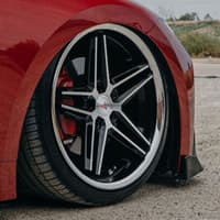 22x9 ferrada cm1 machine black w/ chrome lip 5x4.5/114.3 30mm