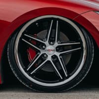 20x8.5 ferrada cm1 machine black w/ chrome lip 5x130 40mm