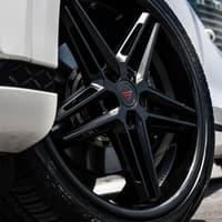 20x11 ferrada cm1 matte black w/ gloss black lip 5x112 28mm