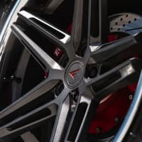 20x9 ferrada cm1 matte graphite w/ chrome lip 5x112 23mm