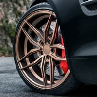 (clearance - no returns) 20x12 ferrada forge-8 fr5 matte bronze (rotary forged) 5x112 33mm