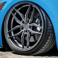 (clearance - no returns) 20x9 ferrada forge-8 fr5 matte graphite (rotary forged) 5x112 45mm