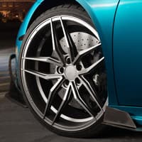 (clearance - no returns) 20x11 ferrada forge-8 fr5 matte graphite (rotary forged) 5x120 50mm