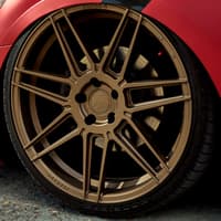 (clearance - no returns) 20x10.5 ferrada forge-8 fr6 matte bronze (rotary forged) 5x112 27mm