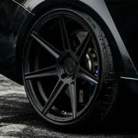 20x10 ferrada forge-8 fr7 matte black (rotary forged) 5x115 15mm