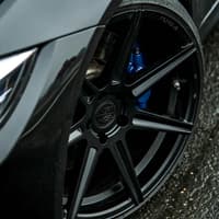 (clearance - no returns) 20x9 ferrada forge-8 fr7 matte black (rotary forged) 5x120 35mm