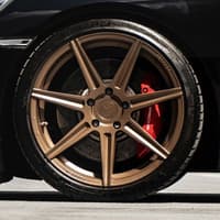 (clearance - no returns) 20x12 ferrada forge-8 fr7 matte bronze (rotary forged) 5x120 20mm