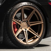 (clearance - no returns) 20x11.5 ferrada forge-8 fr7 matte bronze (rotary forged) 5x120 32mm