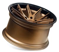 20x9 ferrada fr2 matte bronze w/ gloss black lip 5x120 35mm