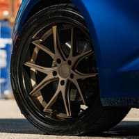 20x9 ferrada fr2 matte bronze w/ gloss black lip 5x120 35mm