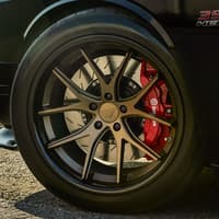 20x9 ferrada fr2 matte bronze w/ gloss black lip 5x120 35mm