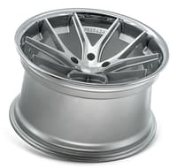 20x11.5 ferrada fr2 machine silver w/ chrome lip 5x120 30mm