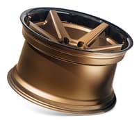 20x10.5 ferrada fr3 matte bronze w/ gloss black lip 5x112 38mm