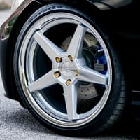 22x10.5 ferrada fr3 machine silver w/ chrome lip 5x112 40mm