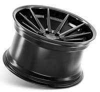 22x11 ferrada fr4 matte black w/ gloss black lip 5x115 20mm