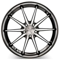 20x10.5 ferrada fr4 machine black w/ chrome lip 5x4.5/114.3 25mm