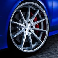 19x9.5 ferrada fr4 machine silver w/ chrome lip 5x4.5/114.3 40mm