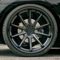 22x11 ferrada fr4 matte black w/ gloss black lip 5x115 20mm