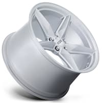 (clearance - no returns) 19x11 foose cf8 gloss silver f174 5x120 43mm