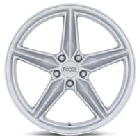 (clearance - no returns) 20x11 foose cf8 gloss silver f174 5x115 20mm