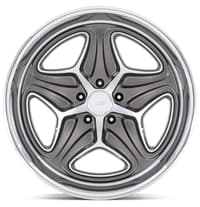 (clearance - no returns) 22x9 foose merlot anthracite machined f172 5x4.75/120.7 15mm