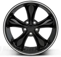 18x8.5 foose legend gloss black w/ lip groove f104 5x4.5/114.3 34mm