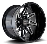 22x12 force off-road f02 black milled (* may require trimming) 8x170 -44mm