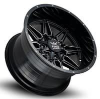 20x10 force off-road f10 gloss black milled 6x135 6x5.5/139.7 -12mm