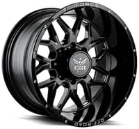 20x10 force off-road f30 gloss black milled 8x6.5/165 -12mm