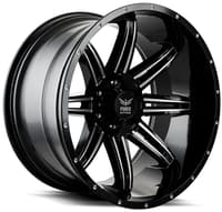 20x10 force off-road f32 gloss black milled 5x150 -12mm