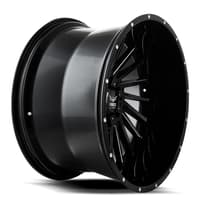 20x10 force off-road f38 gloss black milled 5x5.5/139.7 5x5/127 -12mm