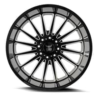 22x12 force off-road f40 gloss black milled (* may require trimming) 8x170 -44mm