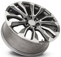 22x9 gmc denali 12 spoke replica wheel grey machined fr203 6x5.5/139.7 28mm