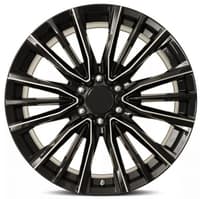 Factory Reproductions Replica Platinum V Replica Wheel Gloss Black Ball Milled