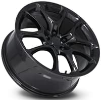 20x10 dodge durango srt replica wheel gloss black fr551f 5x5/127 50mm