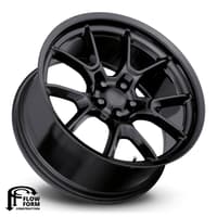 20x9.5 dodge anniversary replica wheel gloss black fr66f (flow form) 5x115 15mm