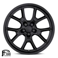 Factory Reproductions Replica Dodge Anniversary FR66F Replica Wheel Satin Black FR66F