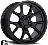 Factory Reproductions Replica Dodge Anniversary FR66F Replica Wheel Satin Black FR66F