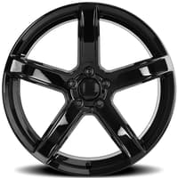 20x11 dodge hellcat hc2 replica wheel gloss black fr77f 5x115 -2.5mm
