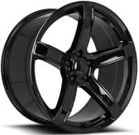 20x9.5 dodge hellcat hc2 replica wheel gloss black fr77f 5x115 15mm