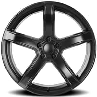20x11 dodge hellcat hc2 replica wheel satin black fr77f 5x115 -2.5mm