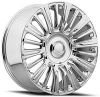 22x9 cadillac escalade platinum replica wheel chrome fr91 6x5.5/139.7 28mm