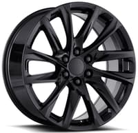 20x9 gmc escalade 12 spoke replica wheel gloss black fr98 6x5.5/139.7 28mm