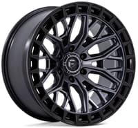17x9 fuel off-road sigma matte gunmetal w/ matte black lip fc869 5x5/127 1mm