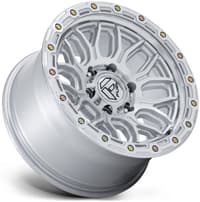 18x9 fuel off-road surge gloss silver machined fc881 8x170 1mm